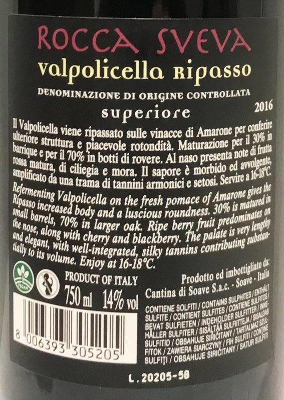 Etiketa Valpolicella Superiore Ripasso