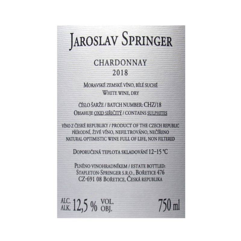 Etiketa Chardonnay 