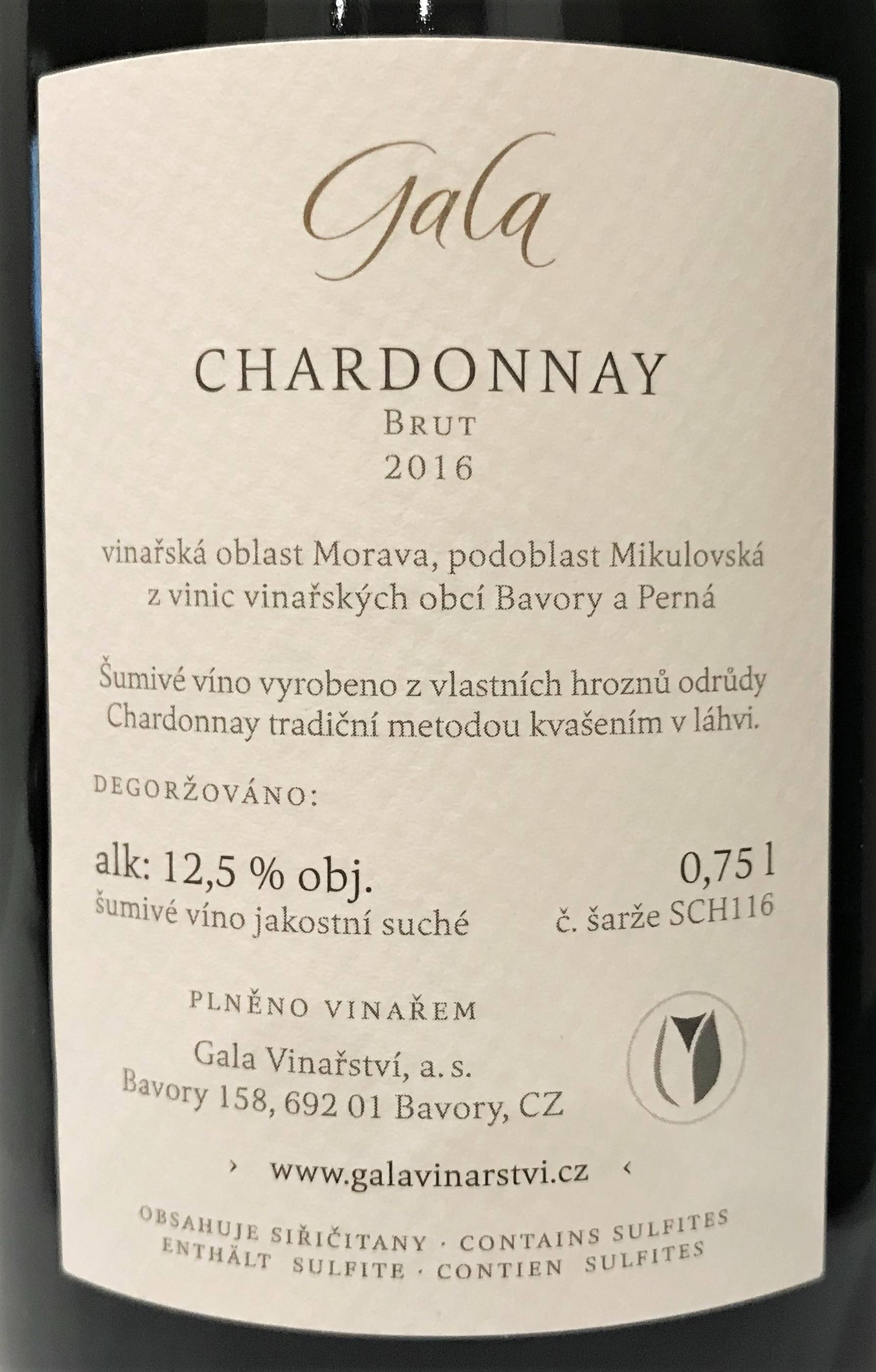 Etiketa Sekt Blanc de blancs