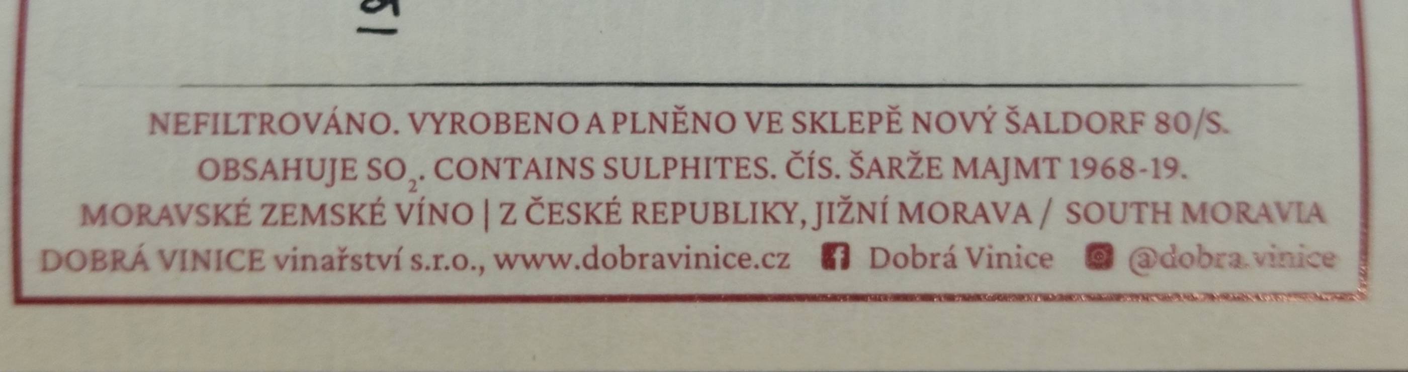 Etiketa Créme de Parc National