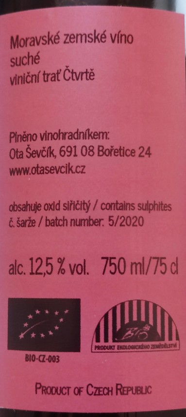 Etiketa Riesling