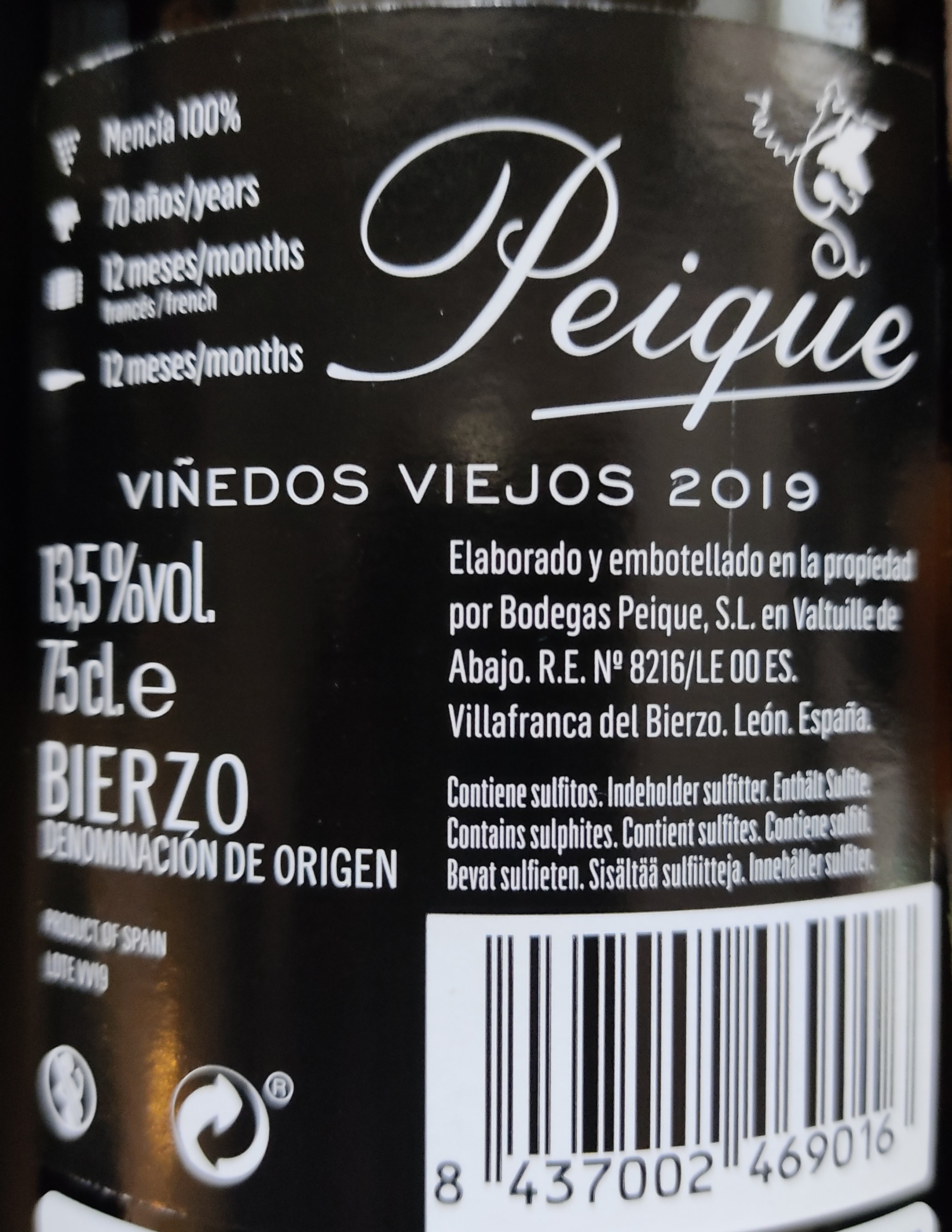 Etiketa Vinedos Viejos