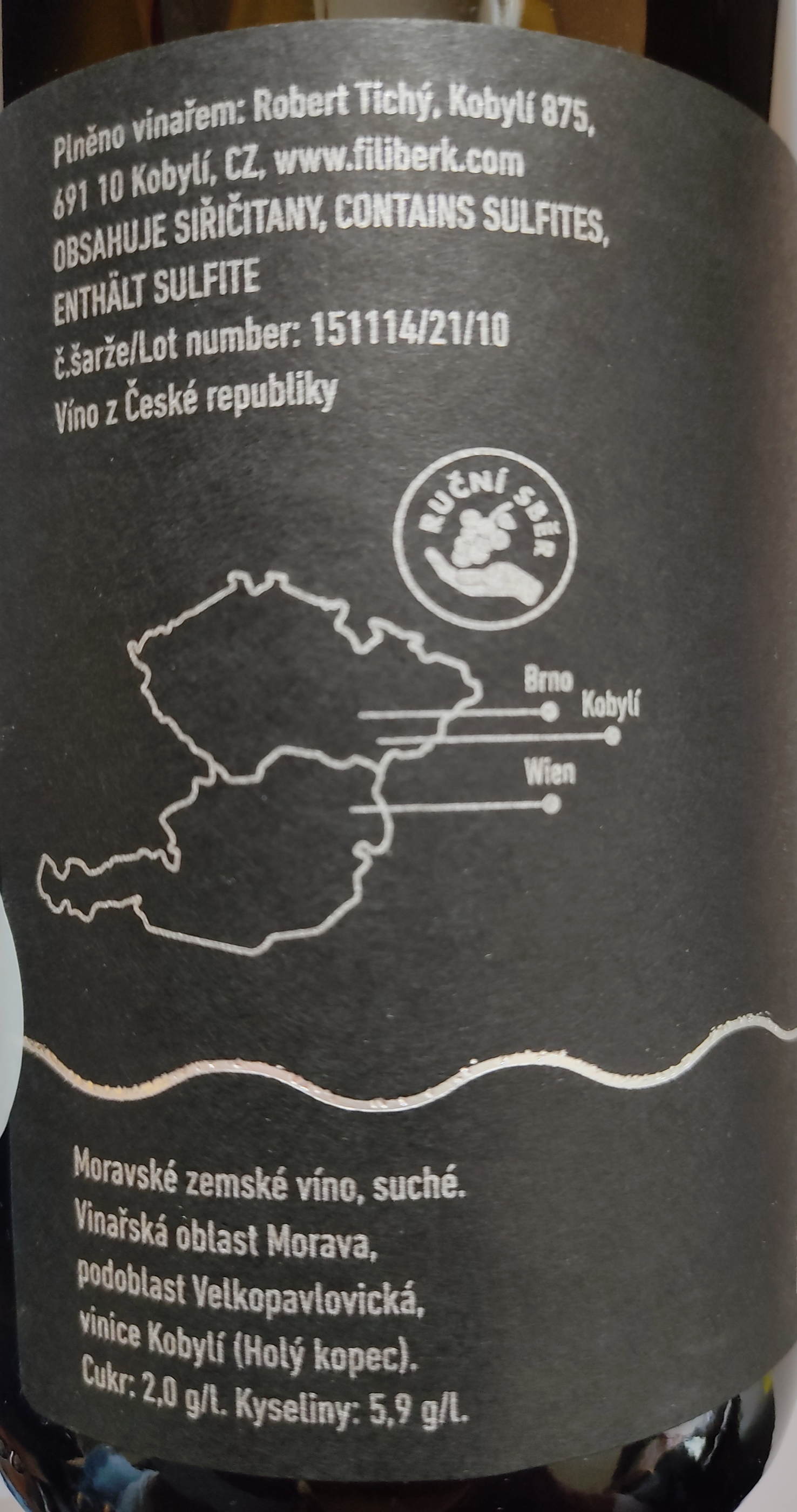 Etiketa Vetlínské zelené \