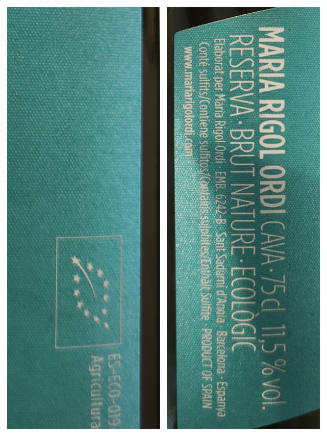 Etiketa Cava Reserva Brut Nature