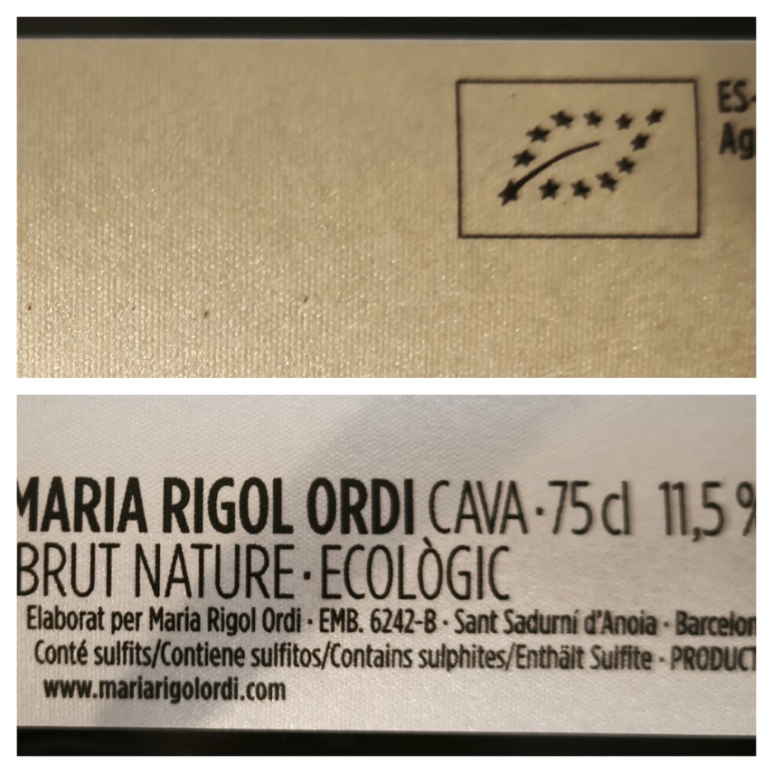 Etiketa Cava Brut Nature