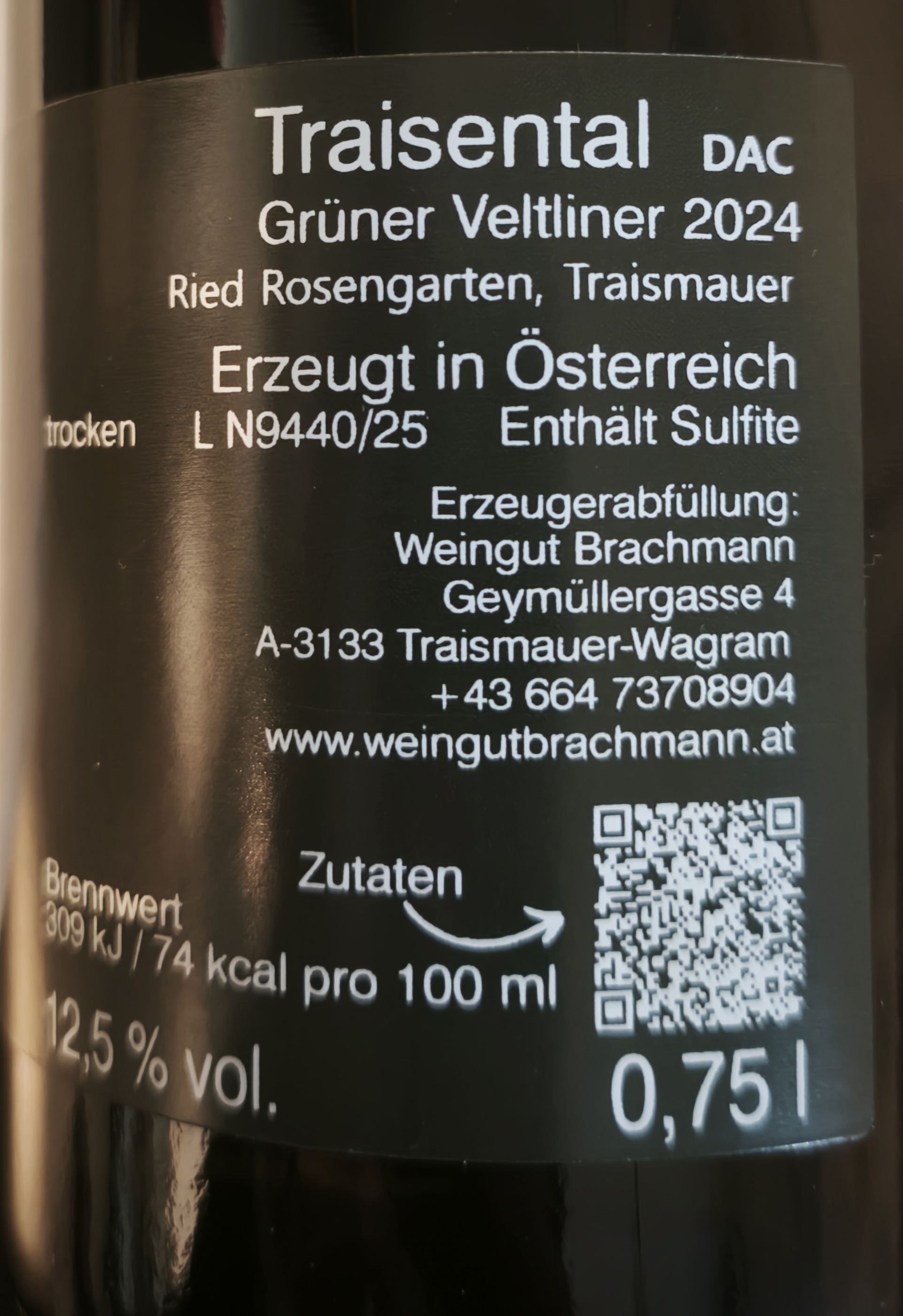 Etiketa Grüner Veltliner \
